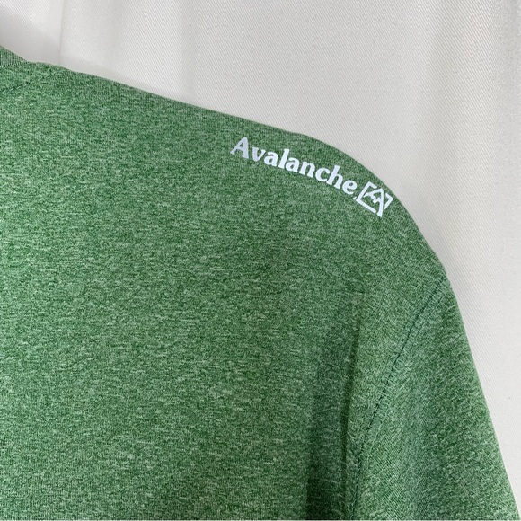 Avalanche Outdoor Apparel Green Base layer long sleeve compression shirt size M - Picture 2 of 7